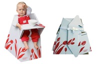 Belkiz Feedaway, trona de cartón plegable