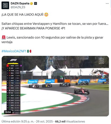 Hamilton Mexico F1 2025