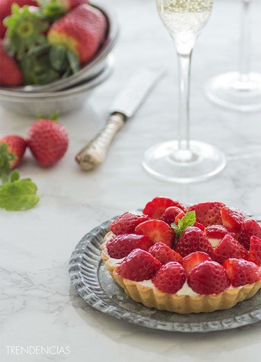 Tartaletas de fresa y lemon curd. Receta especial para San Valentín