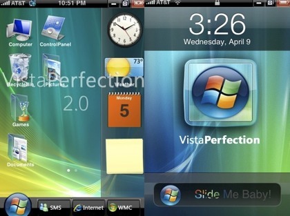 Windows Vista en el iPhone (tiene truco)
