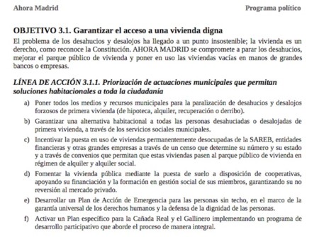 Programa Ahora Madrid