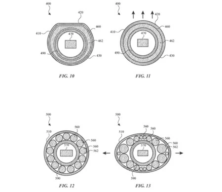 特許取得済みの調整可能な Apple Pencil