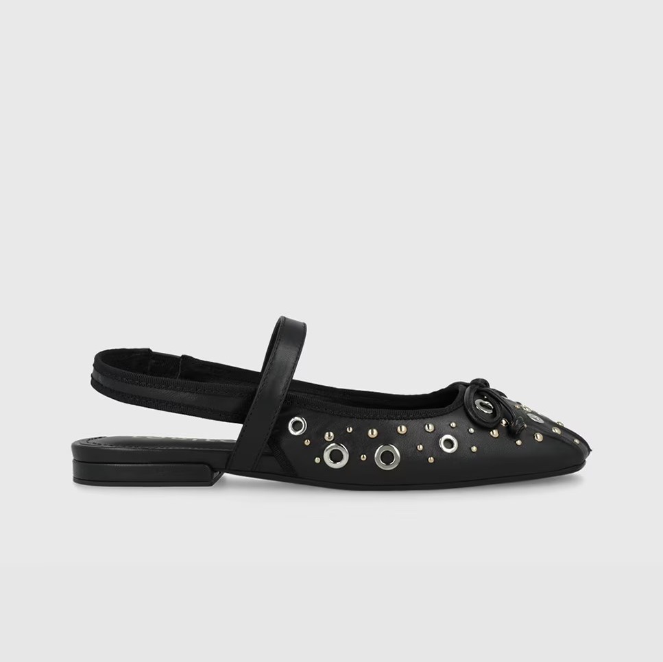 Bailarinas destalonadas en piel de Lodi