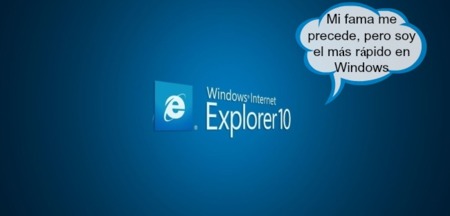 Microsoft presume de Internet Explorer 10 como el navegador más rápido en Windows