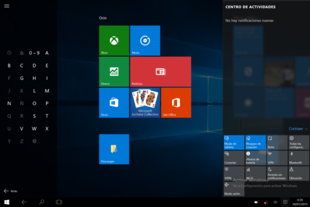 Windows 10 en un tablet: así ha sido nuestra experiencia