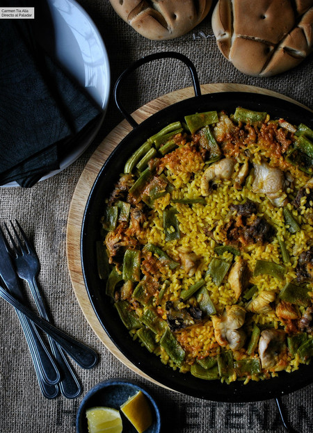 Receta de paella alicantina