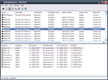 Información detallada de tus actualizaciones de Windows con WinUpdateList