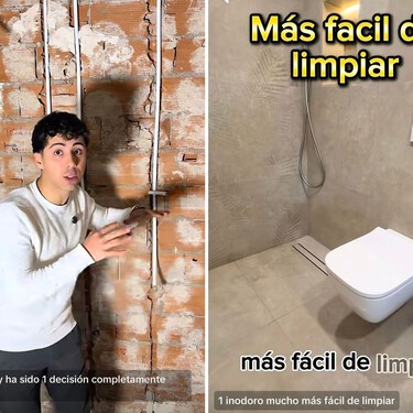Estas son las razones para elegir un inodoro suspendido en la reforma de tu baño para ganar espacio y simplificar la limpieza  