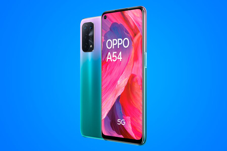 OPPO A54 5G: pantalla a 90 Hz, Snapdragon 480 y gran batería