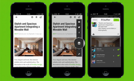 Buffer celebra sus 500.000 usuarios aliándose con Feedly