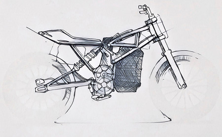 Moto Electrica Flat Track 1