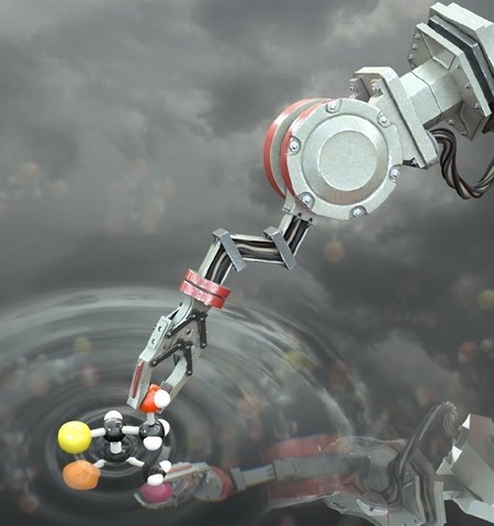 Éste es el primer robot que manipula directamente moléculas