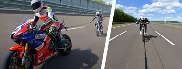 No se les ocurrió mejor idea que remolcar una bici con una Honda CBR1000RR. Han acabado batiendo un récord Guinness 