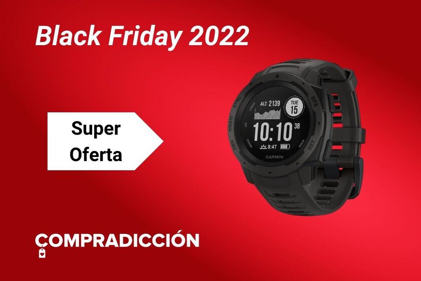 Black Friday 2022 reloj deportivo Garmin por 142,49 euros en Amazon