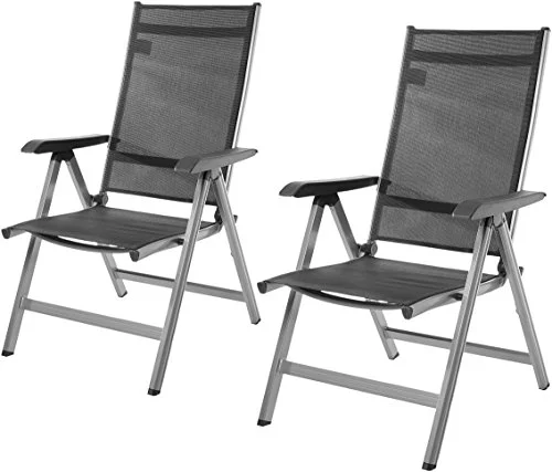 Amazon Basics Silla para exteriores ajustable en 5 posiciones