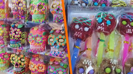 Encuentra calaveritas de amaranto o chocolate para tus ofrendas de Día de Muertos en este mercado de dulces de CDMX