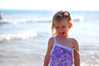 La foto de tu bebé: Sofía, feliz en la playa