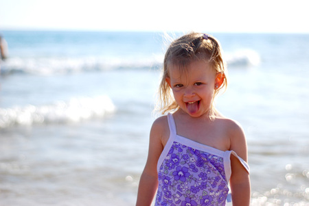 La foto de tu bebé: Sofía, feliz en la playa