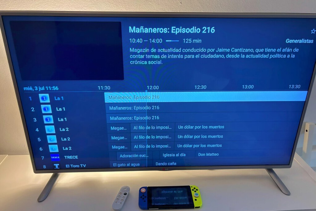 Android TV es bueno, pero instalando esta app es todavía mejor. Todos los canales de la TDT sin antena y no hace falta registrarte 