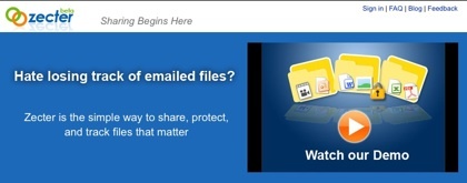 Zecter, comparte tus propios archivos desde tu sistema con quien quieras