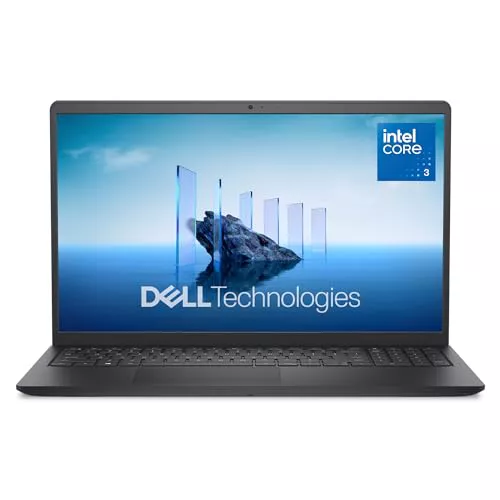 Dell 15 Ordenador Portátil DC15250 15.6" FHD 120Hz, Intel Core i3-1300U, 8GB RAM DDR4, 512GB SSD, Intel UHD, Windows 11 Home, Teclado retroiluminado QWERTY Español – Negro Carbón
