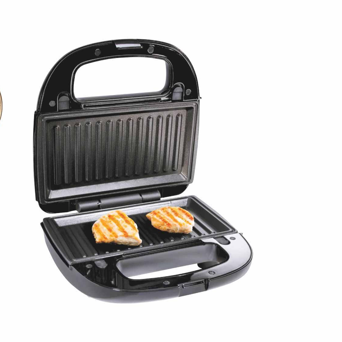 Sandwichera 3 en 1 con placas intercambiables 750 W