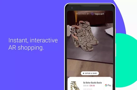 Instant Apps と ARCore 拡張現実を使用して AR でショッピング - The Verge の画像