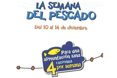 Semana del pescado en la alimentación infantil, para fomentar su consumo