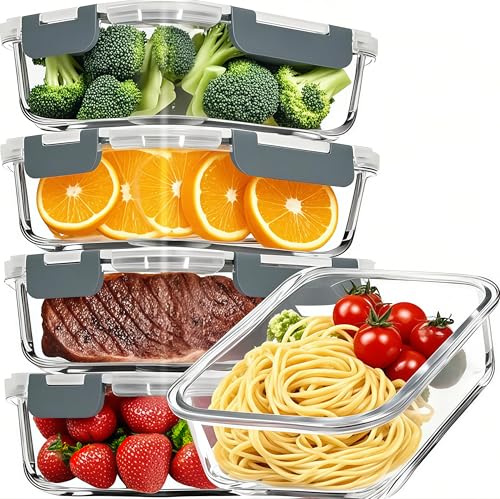 KUMD Recipientes de vidrio de 1040 ml 