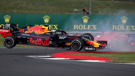 Verstappen Vettel Silverstone F1 2019