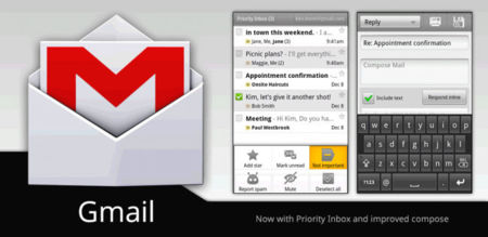 Gmail para Android actualizado con características de Ice Cream Sandwich