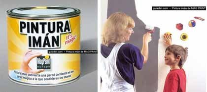 Pintura imán para paredes
