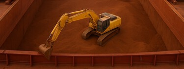 Um verdadeiro titã: navio é tão grande que faz uma escavadeira gigante parecer um brinquedo se colocada lado a lado 