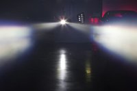 Tras las luces led, el rayo láser de Audi
