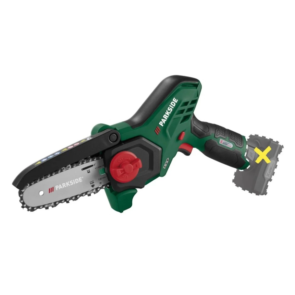 Mini sierra recargable 12V Parkside
