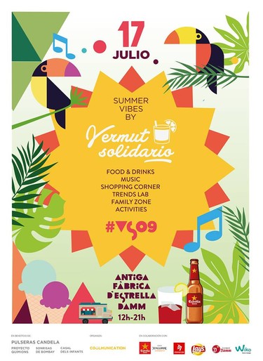 Este fin de semana apuesta por un evento solidario: Summer Vibes by Vermut Solidario