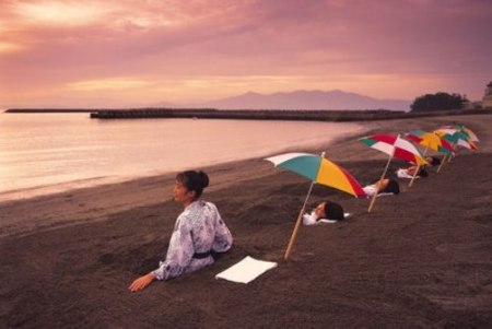 Playas volcánicas en Japón