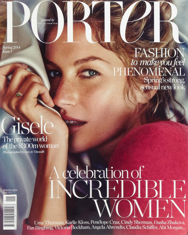 Gisele Bündchen, la modelo favorita para la primera portada