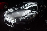 Ferrari 360 pintado para promocionar el GTA IV: la cuarta entrega del Grand Theft Auto