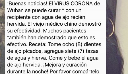 El coronavirus no es un vampiro