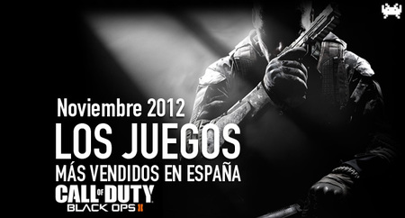 Los juegos más vendidos en España en noviembre 2012: volvemos a los disparos