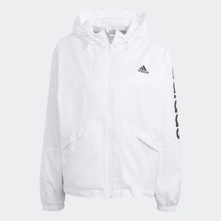 Cortavientos Essentials Oversize Logo Blanco Gl0647 01 Laydown