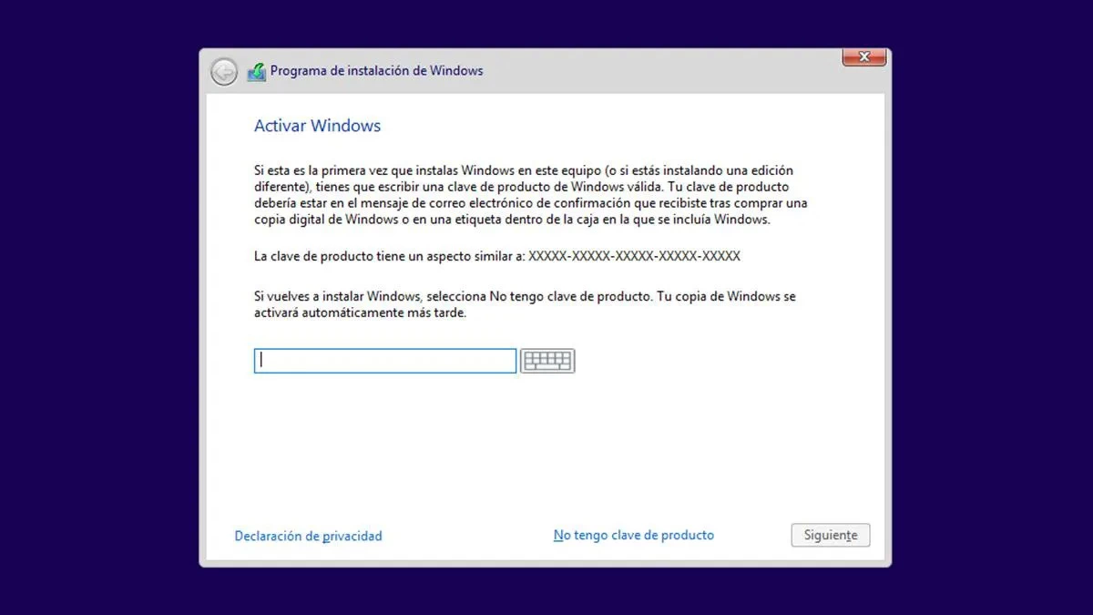 Instalacion Windows 10