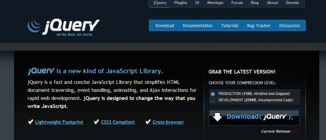 Novedades en jQuery 1.7
