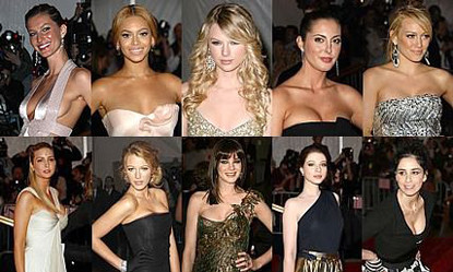Celebrities en la gala del MET