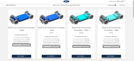 Ford Mach E Configurador Eeuu