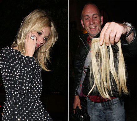 Kate Moss pierde la sobriedad y el pelo