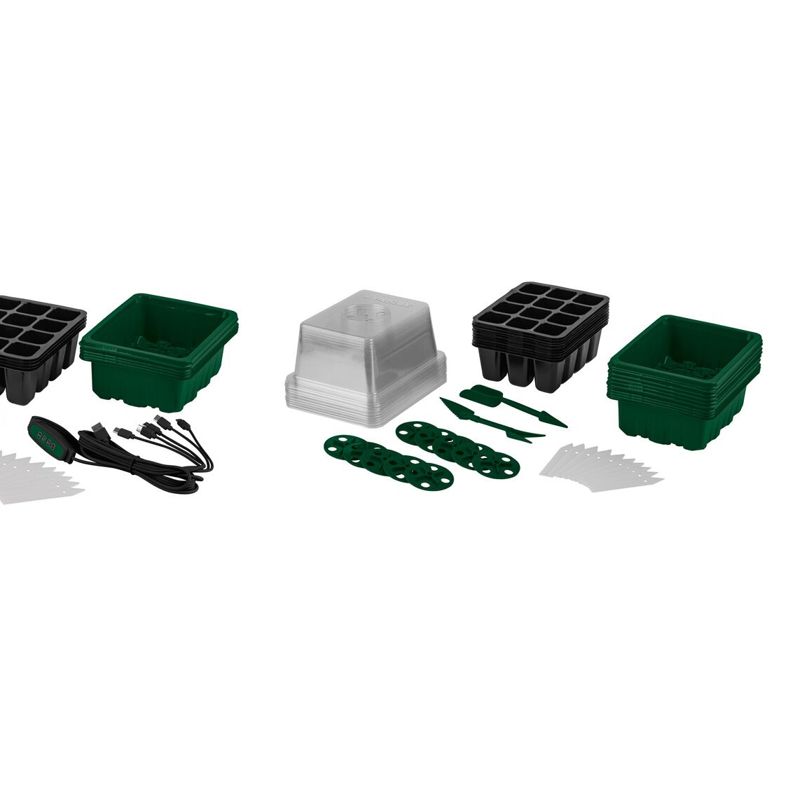 Set de semilleros con LED