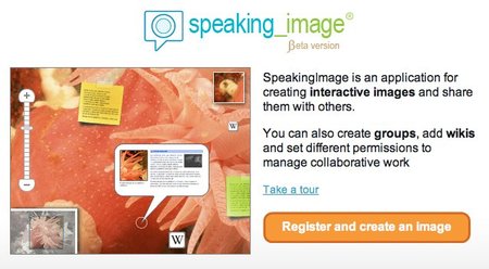 SpeakingImage, notas interactivas sobre cualquier imagen