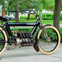 Alguien ha pagado casi 200.000 euros en una subasta por esta Pierce Arrow Four, una moto que no aparenta sus 109 años